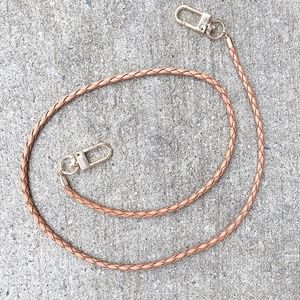 NWT Lucky Honey - The Mask Chain - Braided Leather